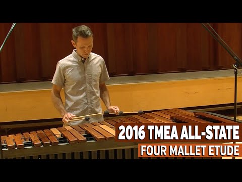 TMEA 2016 Percussion All-State Music: 4-Mallet Etude