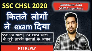 SSC CHSL 2020 attendance| कितने लोगों ने exam दिया | SSC CGL 2021 &amp; CHSL 2021 कब हो सकता है