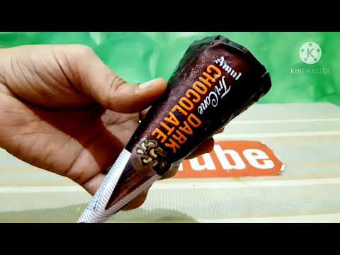 ICECREAM || Amul Dark Chocolate Icecream Cone