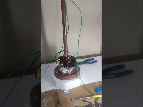 Crompton Energion Hyperjet BLDC Ceiling Fan #installation  #unboxing #crompton #bldcfan Part-2