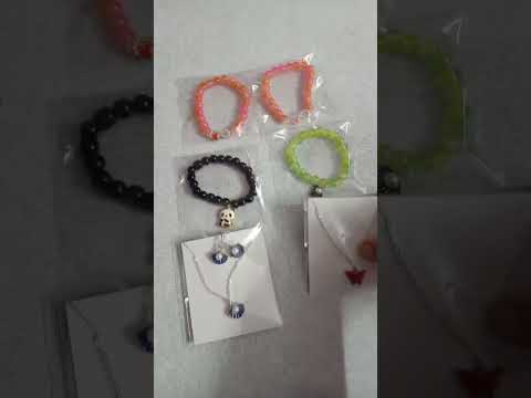 Today dispatch cham bracelet and pendent chain set