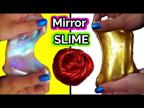Slime de espejo como hacer mirror slime Video