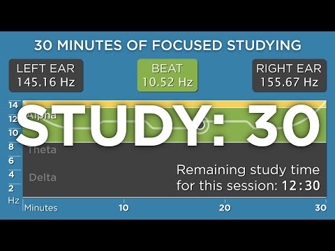 30 Minutes of Focused Studying: The Best Binaural Beats