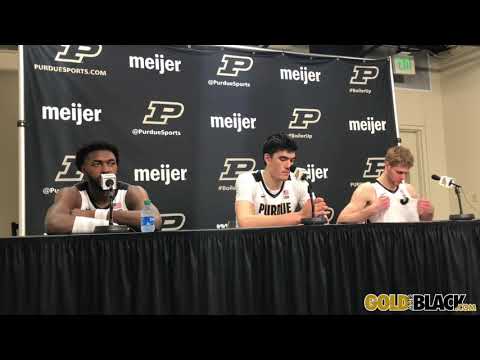 Post Wright State — Purdue players
