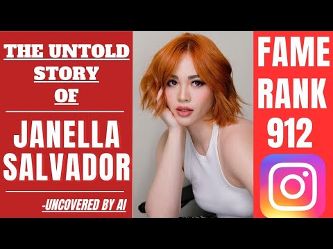 AI Uncovers Why People Love | Janella Salvador | Instagram Fame Ranking #912