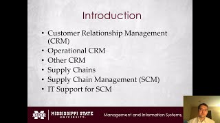BIS 3233 - Customer Relationship Management and Supply Chain Management