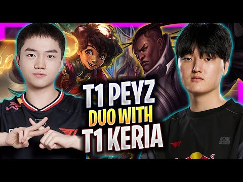 T1 PEYZ DUO WITH T1 KERIA! - T1 Peyz Plays Lucian ADC vs Kai'sa! | Season 2026