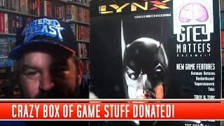 Crazy Box of Game Stuff Donated!