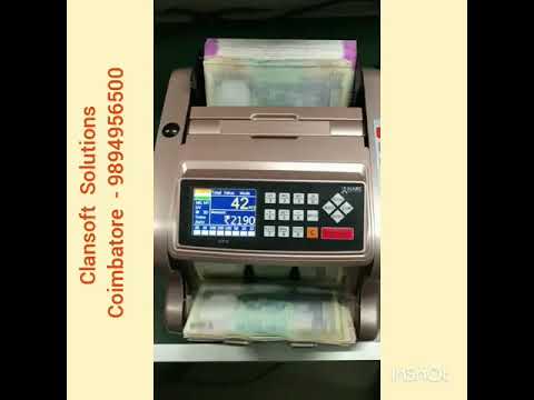Value Added Cash Counting Machine Wit Fake Note Detection