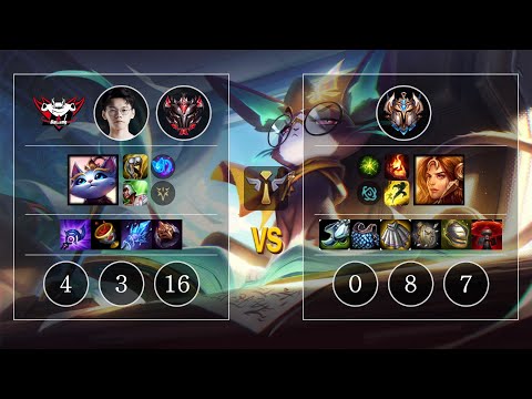 JDG Peace Yuumi vs Leona Sup - KR Patch 10.12