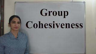 Group Cohesiveness