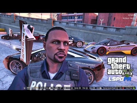 GTA 5 LSPDFR 0.3.1 - EPiSODE 136  - LET'S BE COPS - SUPER CARS PATROL (GTA 5 PC POLICE MODS)