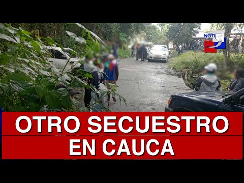 🔴 #ultimahora / Otro secuestro en Cauca - 16  de Octubre de 2025