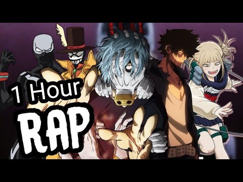 LEAGUE OF VILLAINS RAP CYPHER | RUSTAGE ft. Fabvl, NLJ & More [My Hero Academia] (1 Hour)
