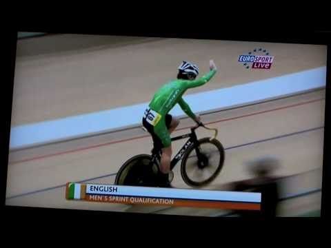 Chris Hoy loses to 'unknown' in 2010 Euro Elite track championships, Poland, hilarious.