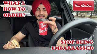 WHAT to order at TIM HORTONS| EMBARRASSING situation for STUDENTS in CANADA 🇨🇦 | Full Vlog