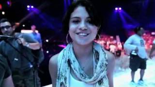Selena Gomez We Own The Night- Teen Choice Behind The Scenes and first time performance