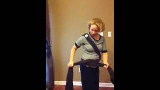 Moby wrap hip/side hold thats EASY!!