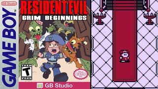 Resident Evil: Grim Beginnings [Game Boy] Homebrew - Full Gameplay