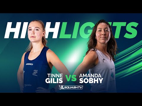🇧🇪 Gillis v Sobhy 🇺🇸 | PSA Squash Tour Finals 2024/25 | RD3 HIGHLIGHTS