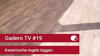#19 Keramische tegels voor buiten leggen - Gadero TV