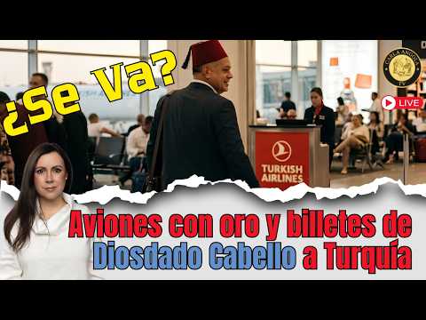 ¿Diosdado envía el oro y $$ robados a Turquía? ¡Orden de captura para Raúl Castro!
