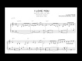 Keith Jarrett - I Love You (Solo Piano) - Transcription