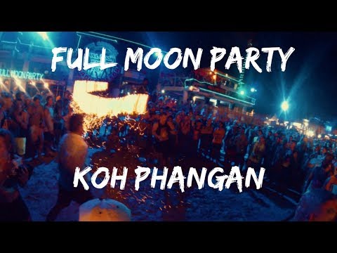 JUMP ROPE ON FIRE VS. FACE AT FULL MOON PARTY - Travelling solo in Koh Phangan
