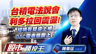 台積電法說會利多拉回震盪! 結構有疑慮上櫃OTC需表態跟上 ! #台積電 #00981A #0050 #鴻海 (圖)