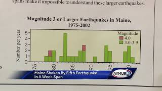 Northern New England shaken by several recent earthquakes