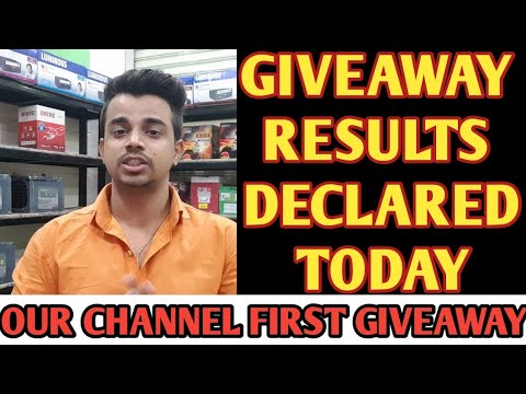 Our Channel First Giveaway Results Declared Today | GIVEAWAY RESULTS PART 1 | Abhinia Vlogs