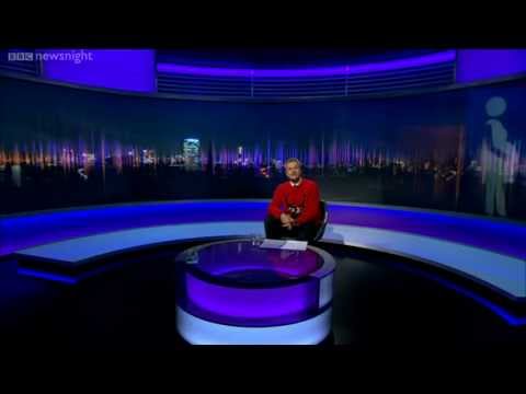 NEWSNIGHT: Gavin Esler closes the programme in another winter jumper for 'jumpergate'