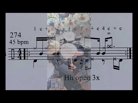 Jan Prins Hi-Hat Integration Nr 274, 4/4, 45 bpm