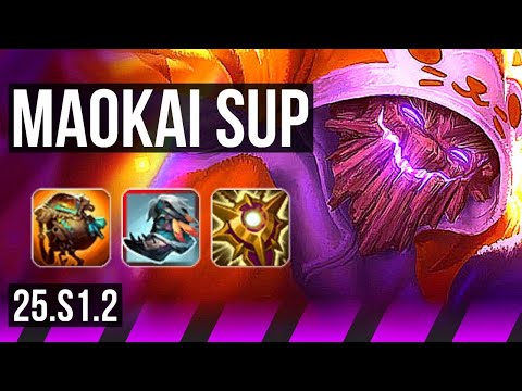 MAOKAI & Jhin vs MILIO & Caitlyn (SUP) | KR Master | 25.S1.2
