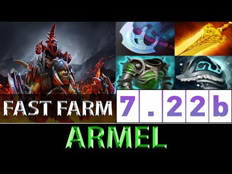 Armel [Alchemist] Fast Farm New Update ► Dota 2 7.22b