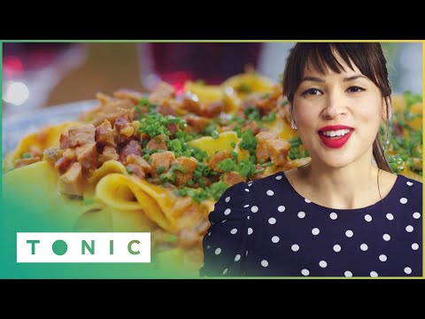 Rachel Khoo’s 10-Minute Sausage Stroganoff Pasta Recipe | My Swedish Kitchen