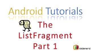 #120 Android ListFragment Part 1: Android Application Development Tutorials [HD 1080p]