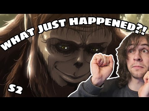 HE CONTROLS THEM?? ATTACK ON TITAN S2 - Episode 1 | First time Reaction