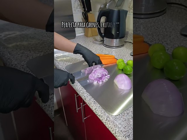 Vídeo relacionado con INOXLM - Tabla de cortar para amasar, encimera de acero inoxidable, varios tamaños para cocina para bar, restaurante para amasar (40 x 50 cm, 2 cm)