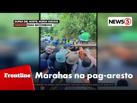 7 nagprotesta kontra mining exploration sa Dupax del Norte, Nueva Vizcaya, inaresto ng mga pulis
