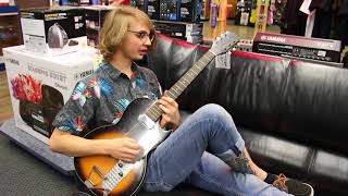 Video thumbnail for Vintage 1960s Kay Value Leader MDL K1961 Electric Guitar Demo at Jim's Music in Tustin by IHOMI OC