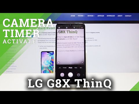 How to Set Up Camera Timer in LG G8X ThinQ - Activate Countdown