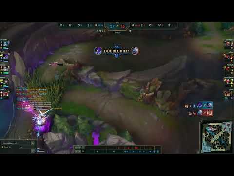 Kha'Zix Baron Steal and Triple Kill