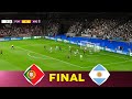 Portugal vs Argentina | Final FIFA World Cup 2022 Qatar | Messi vs Ronaldo | PES Gameplay PC