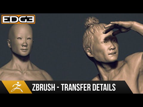 Zbrush Sculpting Tutorial Tips and Tricks - Transferring Details between Meshes