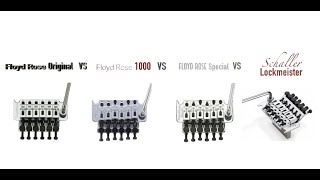Video thumbnail for Floyd Rose Comparison   HD 1080p by Primal Tone