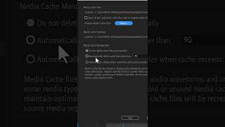 HOW TO CLEAR CACHE FILES IN ADOBE PREMIERE PRO