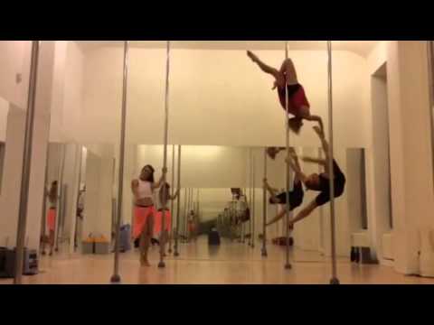 MČR POLE ART 2015, Dvojce + skupiny - Nikol Heyrovská, Petra Kijonková, Marek Petráček