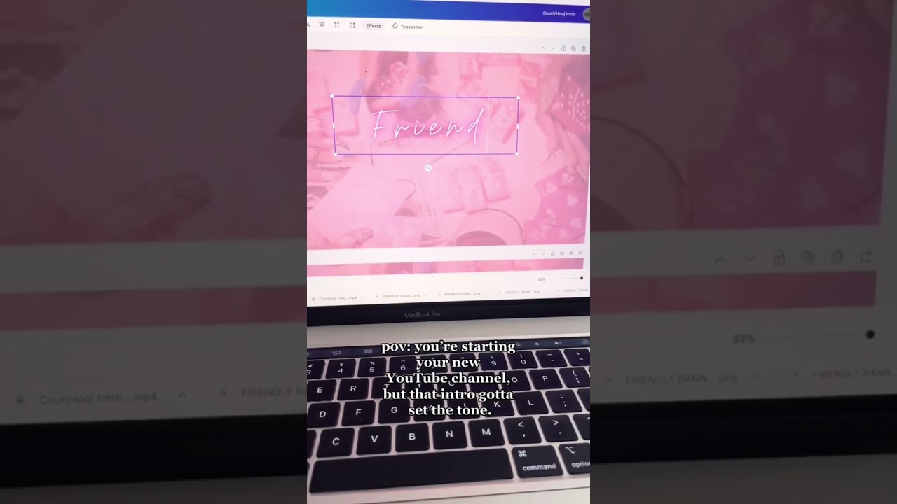 Make A YouTube Intro With Me Using Canva 🤍