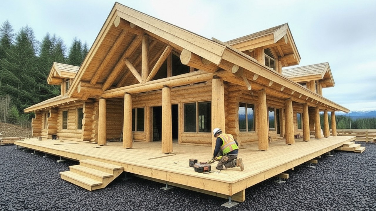 Ako rodina postavila svoj drevený dom v Aljaške: 2-ročná výstavba krok za krokom